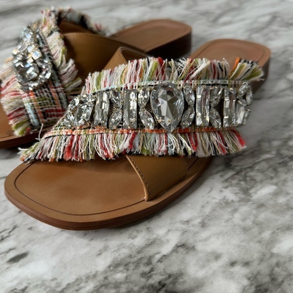 Crown Vintage Peruvian Woven Sandals-‎ Sz 9 - Picture 4 of 10